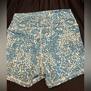 Blue Fleo, medium shorts, .